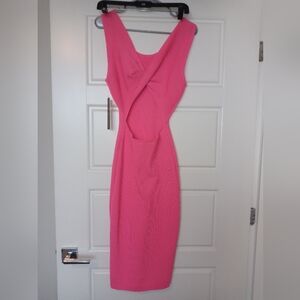 Bundle of 2 Ribbed Summer Open Back Dresses NWT and NWOT Size LG and XL